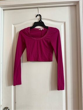 Antistar Women’s Purple Long Sleeve Crop Top Sz XS. JN-110